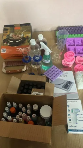 Kit completo de saboneteira