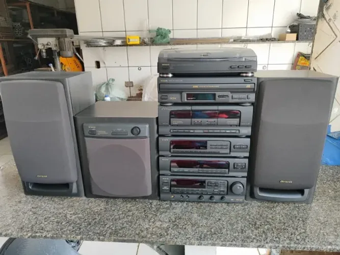 ? AIWA VINTAGE COMPLETO ? SEM USO! ?