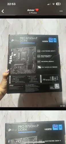 Placa mãe pro b760M-p ddr4 