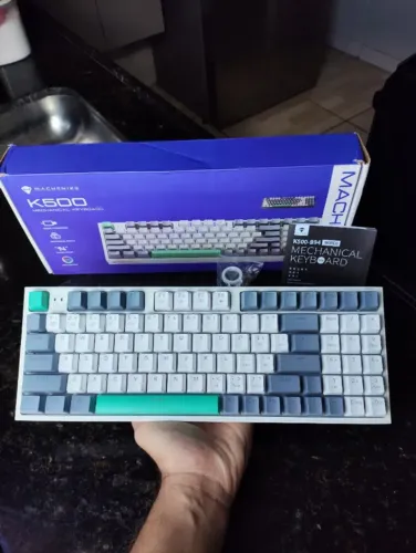 Teclado Mecânico Machenike K500-B94 RGB Lacrado