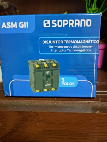 Disjuntor Tripolar Soprano ASM GII 70A