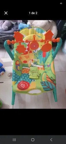 Vendo cadeirinha de descanso vibratória Galzerano 