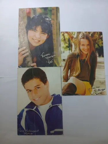 Fotos cards CHIQUITITAS autografadas