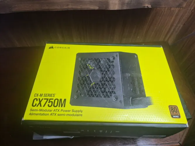 Fonte corsair cx 750m semi modular na garantia 