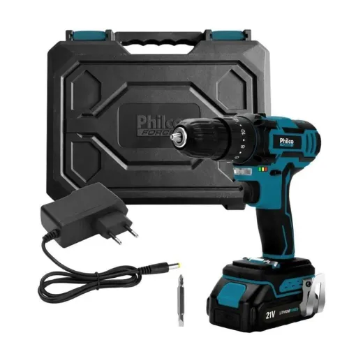 Parafusadeira e furadeira de impacto Philco force 3 em 1 bivolt