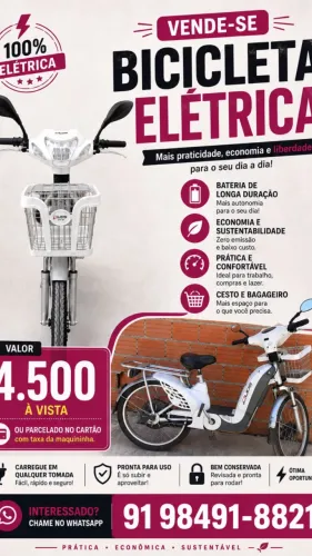 Bicicleta elétrica DUOS Maxx-500