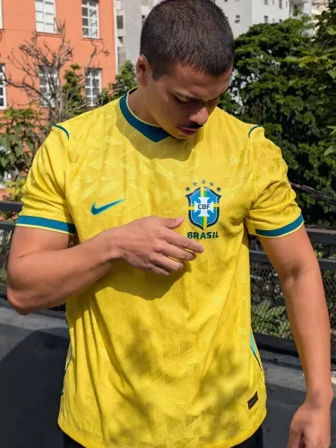 Camisa Brasil Masculino Nacional Promoção
