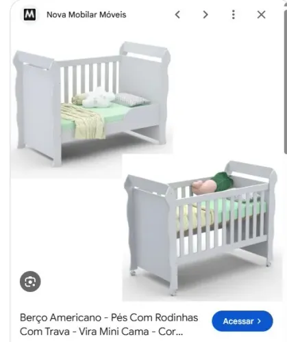 Berço americano/ cama