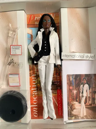 barbie collector on location milan model muse
