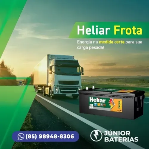 Bateria 150 amperes heliar de gerador e som automotivo