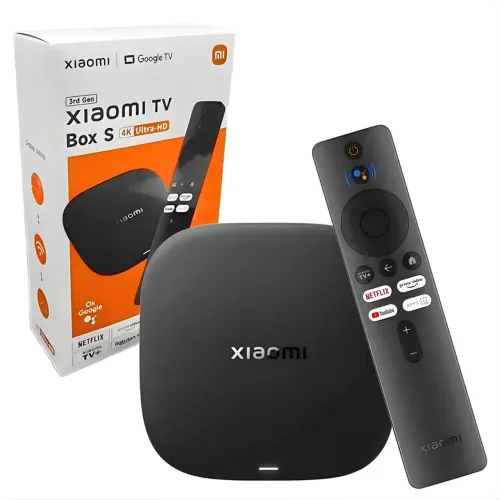 Mi Box S Tv Xiaomi 3a Geração 32gb 4k Ultra Bivolt Preto (Usado)