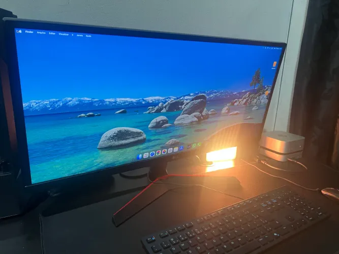 MAC MINI M4 - 2024 COM MONITOR ULTRAWIDE