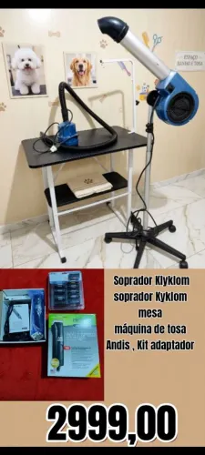 Kit banho e tosa pet 
