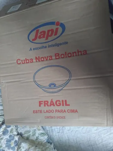Cuba louça para banheiro AP.BOLONHA BRANCA NOVA MARCA JAPI tenho nota fiscal