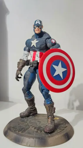 Captain America Marvel Legends Series 8 Toy Biz 2004 Loose (Usado)