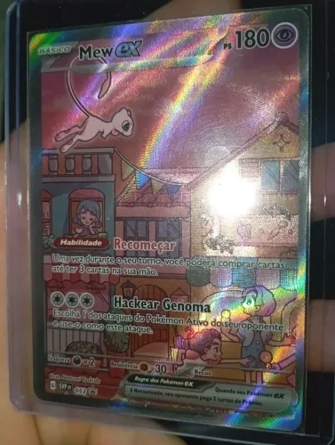 Carta Pokémon Mew EX PROMO Coleção 151 em Perfeito Estado