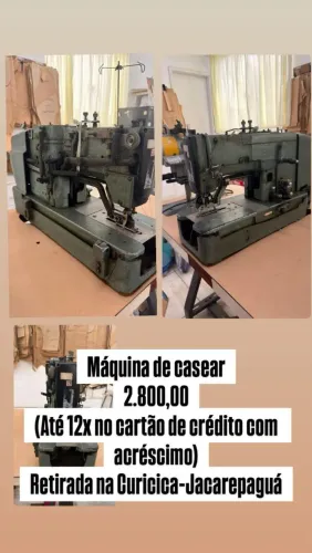 Máquina de Casear Industrial Funcionando | Profissional | Confecção
