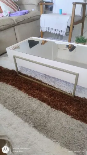 Mesa de centro espelhada
