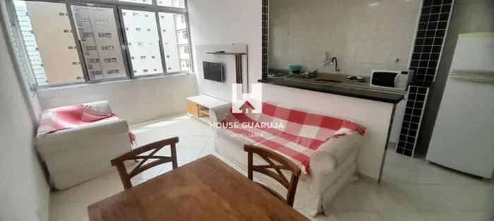 Apartamento com 1 dormitório à venda, 55 m² por R$ 490.000,00 - Pitangueiras - Guarujá/SP