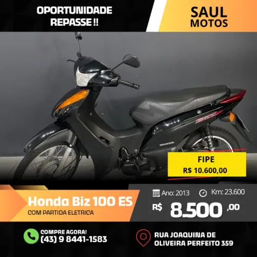 Honda Biz 100 ES - 2013