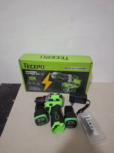 Parafusadeira furadeira 16.8v tecepo