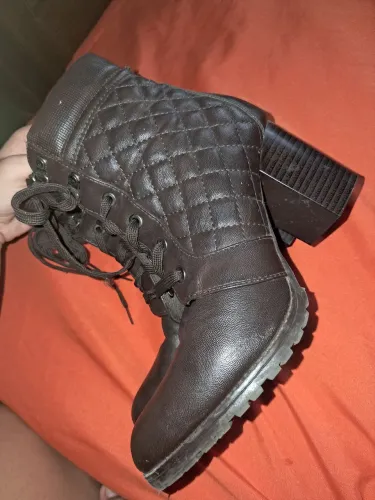 Bota Coturno Mooncity Marrom