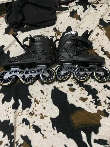 Patins Inline Munchi Base Híbrida Rodas 110mm 85a Abec 9