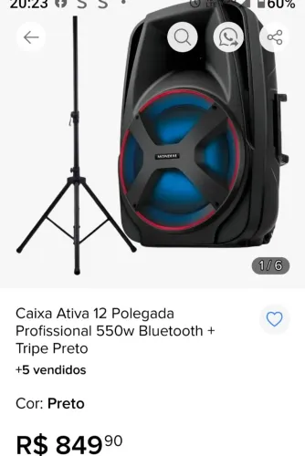 Caixa Bluetooth 12 Polegadas