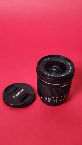 Lente Canon 10-18mm f/4.5-5.6 IS STM (para DSLRs)