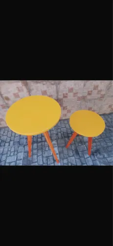 conjunto mesa de canto