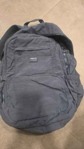 Mochila Bagaggio Grafite com Vários Compartimentos - Excelente Estado