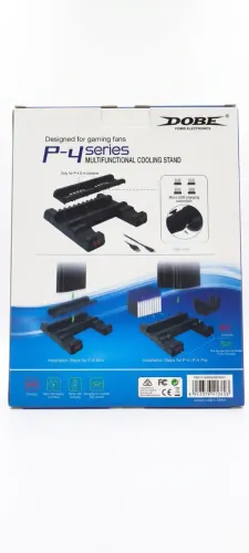 Base Cooler PS4 DOBE (Fat / Slim / Pro) Nova na Caixa