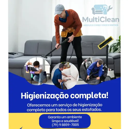 Higienização de Estofados e Serviços de Manutenção