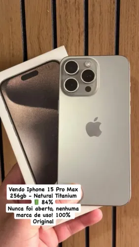 iPhone 15 Pro Max 256gb - Natural Titanium