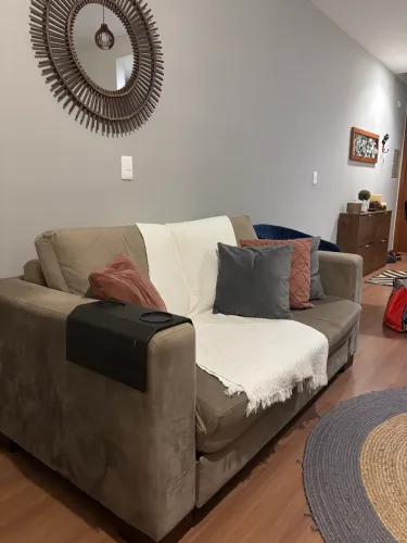 Vendo sofá cama em ótimo estado . Suede marrom claro.
