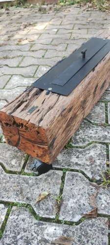 Lareira ecológica madeira