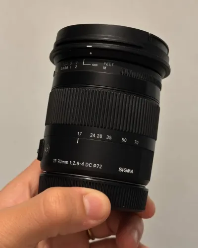 2 Lentes para Canon 50mm 1.4 e sigma 17-70mm 2.8