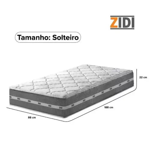 Colchão Solteiro Carbon Pronta Entrega