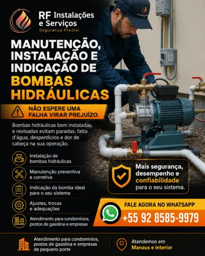 Instalações e Serviços - Hidráulicos e Sistema de Incêndio!