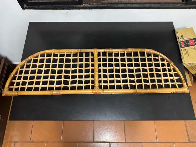 Porta objeto de bambu para Fusca antigo