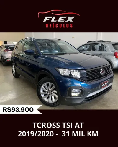 Volkswagen T-Cross 1.0 TSI Flex 12V 5P Aut. 2020