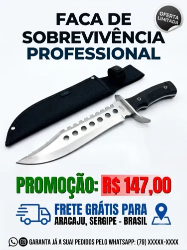Faca de sobrevivência 