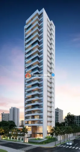 Apartamento 3 quartos (1 suíte master), 96,35m², varanda gourmet, Edf. Ocean View, Candeia