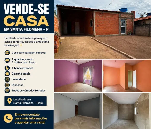 Casa em Santa Filomena -PI