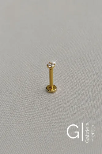 Piercing ponto de luz titânio