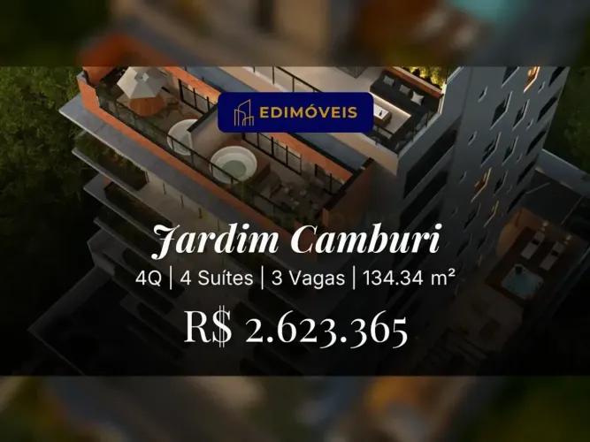 Jardim Camburi: Apartamento 4 suítes, espaço gourmet e lazer completo