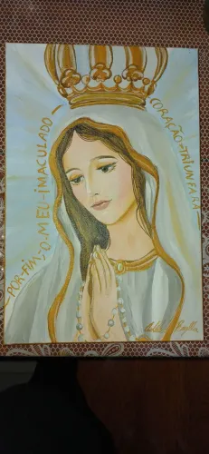 Quadro Nossa Senhora - Imaculado Coração de Maria