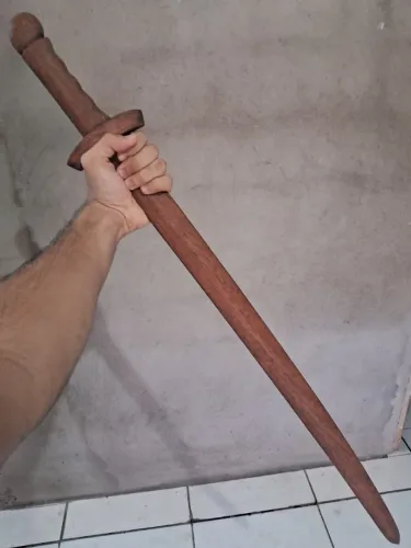 Espada de Madeira de Lei (treino & decoração) - 83 cm, Sabre