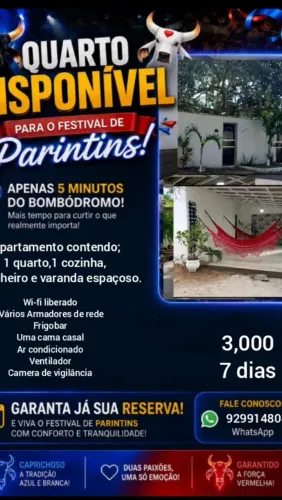 Alugo para o festival de Parintins
