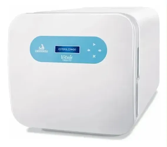 AUTOCLAVE 12LT VITALE CLASS INOX BIVOLT CRISTOFOLI nova e sem tempo de uso 